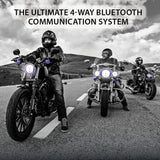 Système de Communication Bluetooth Moto > CARDO FREECOM 4+ FRC4P001 (1 unité) ou FRC4P101 (2 unités),  jusqu'à 4 interlocuteurs