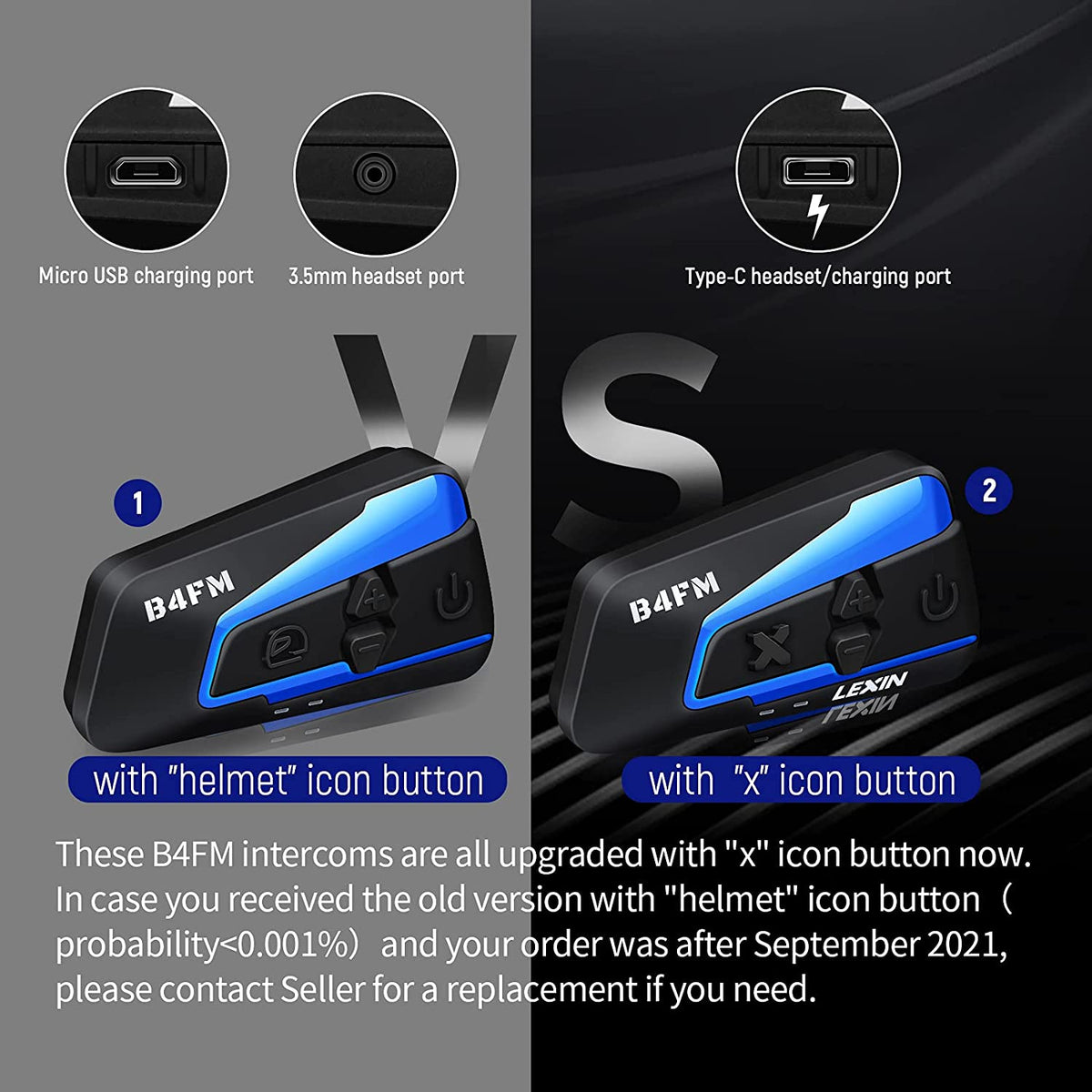 LEXIN B4FM BluetoothインカムDual Pack LEXIN B4FM Motorcycle