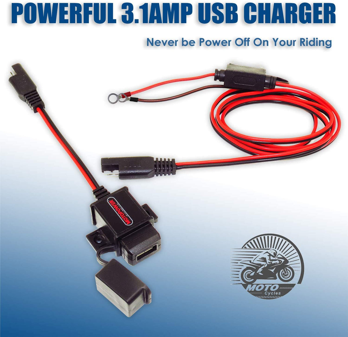 Prise de chargement 12 Volts vers USB > MOTOPOWER MP0609A-UK 3.1