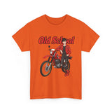 T-Shirt unisex en coton épais - Old School HONDA - Impression face Avant