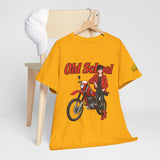 T-Shirt unisex en coton épais - Old School HONDA - Impression face Avant & Épaule gauche