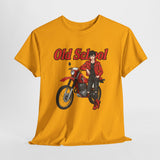 T-Shirt unisex en coton épais - Old School HONDA - Impression face Avant