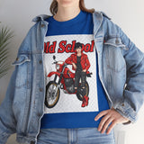 T-Shirt unisex en coton épais - Old School HONDA - Impression face Avant & Arrière