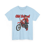 T-Shirt unisex en coton épais - Old School HONDA - Impression face Avant