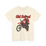 T-Shirt unisex en coton épais - Old School HONDA - Impression face Avant