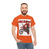 T-Shirt unisex en coton épais - Old School HONDA - Impression face Avant & Arrière