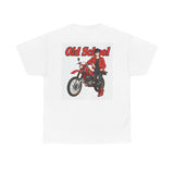 T-Shirt unisex en coton épais - Old School HONDA - Impression face Avant & Arrière