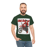 T-Shirt unisex en coton épais - Old School HONDA - Impression face Avant & Arrière