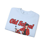 Sweatshirt unisex en coton épais - Old School HONDA - Impression face Avant