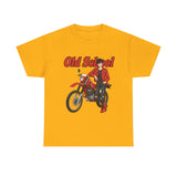 T-Shirt unisex en coton épais - Old School HONDA - Impression face Avant