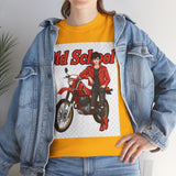 T-Shirt unisex en coton épais - Old School HONDA - Impression face Avant & Arrière