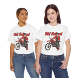 T-Shirt unisex en coton épais - Old School HONDA - Impression face Avant