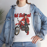 T-Shirt unisex en coton épais - Old School HONDA - Impression face Avant & Arrière