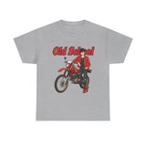 T-Shirt unisex en coton épais - Old School HONDA - Impression face Avant