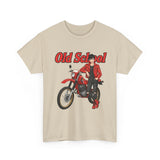 T-Shirt unisex en coton épais - Old School HONDA - Impression face Avant
