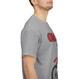 T-Shirt unisex en coton épais - Old School HONDA - Impression face Avant & Épaule gauche