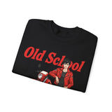 Sweatshirt unisex en coton épais - Old School HONDA - Impression face Avant