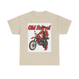 T-Shirt unisex en coton épais - Old School HONDA - Impression face Avant & Arrière