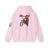 Sweatshirt à capuche unisex - Old School HONDA - Impression face Arrière & Épaule gauche