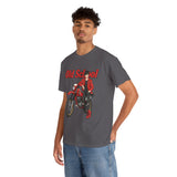T-Shirt unisex en coton épais - Old School HONDA - Impression face Avant