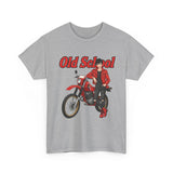 T-Shirt unisex en coton épais - Old School HONDA - Impression face Avant
