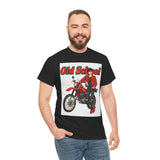 T-Shirt unisex en coton épais - Old School HONDA - Impression face Avant & Arrière
