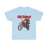 T-Shirt unisex en coton épais - Old School HONDA - Impression face Avant