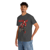 T-Shirt unisex en coton épais - Old School HONDA - Impression face Avant