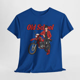 T-Shirt unisex en coton épais - Old School HONDA - Impression face Avant
