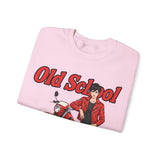 Sweatshirt unisex en coton épais - Old School HONDA - Impression face Avant