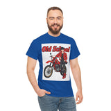 T-Shirt unisex en coton épais - Old School HONDA - Impression face Avant & Arrière