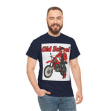 T-Shirt unisex en coton épais - Old School HONDA - Impression face Avant & Arrière