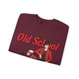 Sweatshirt unisex en coton épais - Old School HONDA - Impression face Avant