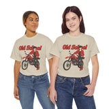 T-Shirt unisex en coton épais - Old School HONDA - Impression face Avant