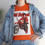 T-Shirt unisex en coton épais - Old School HONDA - Impression face Avant & Arrière