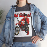 T-Shirt unisex en coton épais - Old School HONDA - Impression face Avant & Arrière