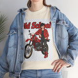 T-Shirt unisex en coton épais - Old School HONDA - Impression face Avant & Arrière