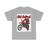 T-Shirt unisex en coton épais - Old School HONDA - Impression face Avant & Arrière