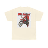 T-Shirt unisex en coton épais - Old School HONDA - Impression face Avant & Arrière