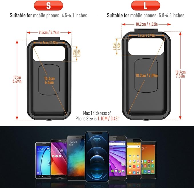 Support Téléphone Vélo, Universel Support Vélo Du Guidon, Support