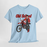 T-Shirt unisex en coton épais - Old School HONDA - Impression face Avant