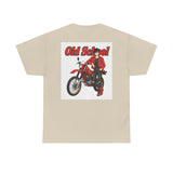 T-Shirt unisex en coton épais - Old School HONDA - Impression face Avant & Arrière