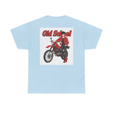 T-Shirt unisex en coton épais - Old School HONDA - Impression face Avant & Arrière