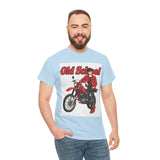 T-Shirt unisex en coton épais - Old School HONDA - Impression face Avant & Arrière