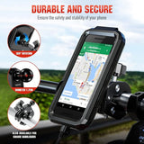 Moto mobile phone holder &gt; Givi S957B waterproof for mobiles from 8.1 to 16 cm