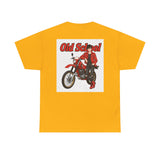 T-Shirt unisex en coton épais - Old School HONDA - Impression face Avant & Arrière