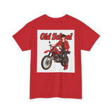 T-Shirt unisex en coton épais - Old School HONDA - Impression face Avant & Arrière