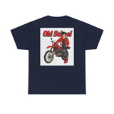T-Shirt unisex en coton épais - Old School HONDA - Impression face Avant & Arrière