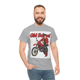 T-Shirt unisex en coton épais - Old School HONDA - Impression face Avant & Arrière