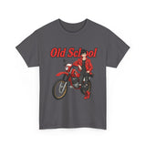T-Shirt unisex en coton épais - Old School HONDA - Impression face Avant